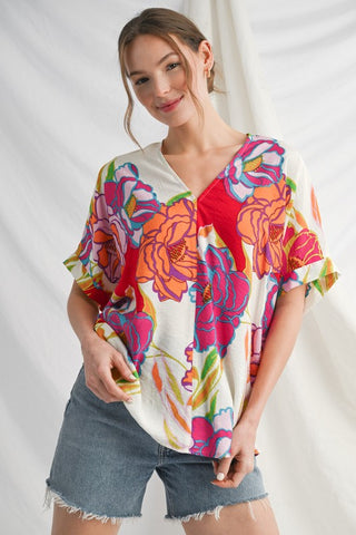 Electric Bloom Top