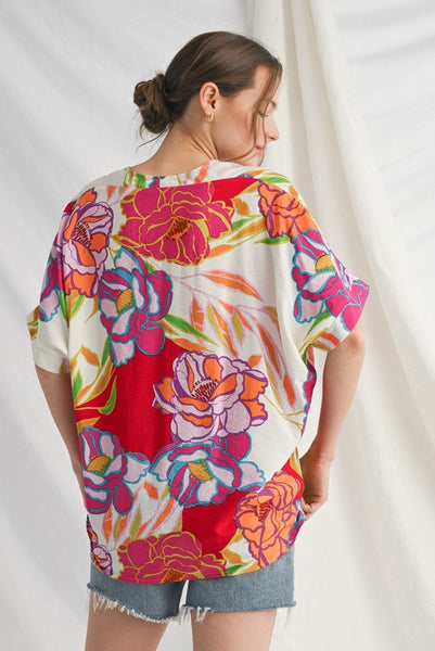 Electric Bloom Top
