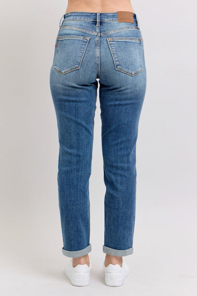 Judy Blue MR Vintage Wash Boyfriend