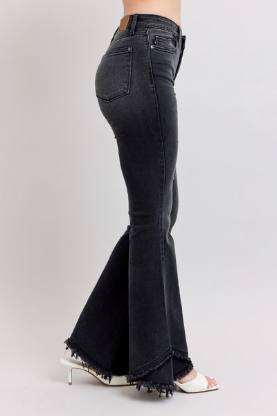 Judy Blue HW Flare w/Fray Tulip Hem