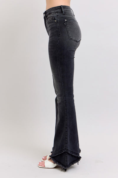 Judy Blue HW Flare w/Fray Tulip Hem