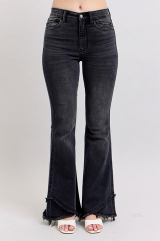 Judy Blue HW Flare w/Fray Tulip Hem