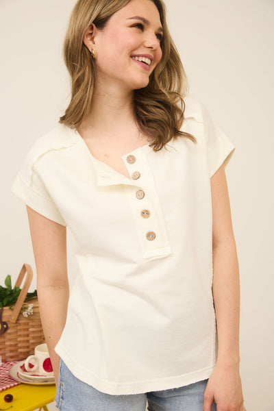 Broken Down Henley Top