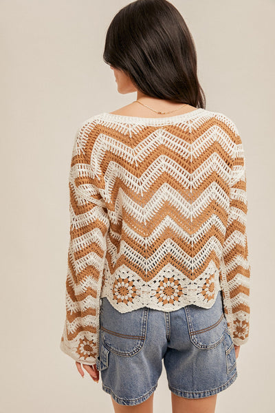 Chevron Stripe Sweater