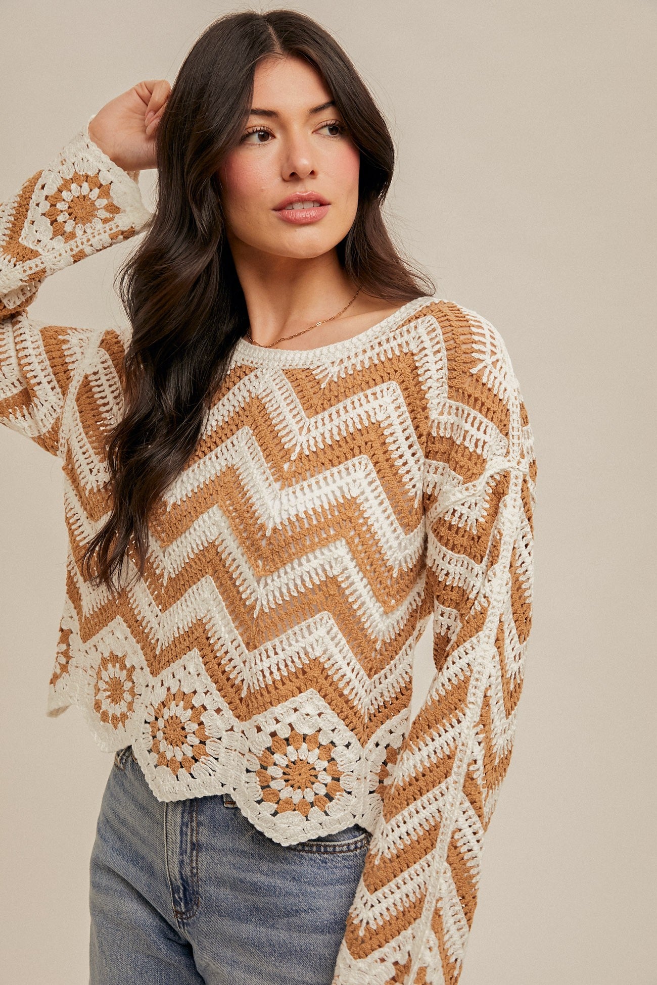 Chevron Stripe Sweater