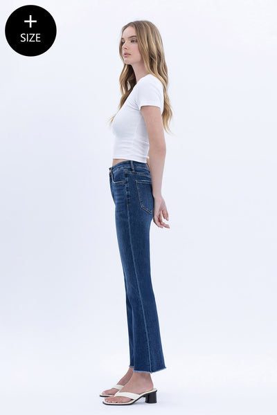 Lovervet Tummy Control High Rise Kick Flare Jeans
