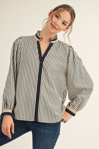 Jail House Stripe Top