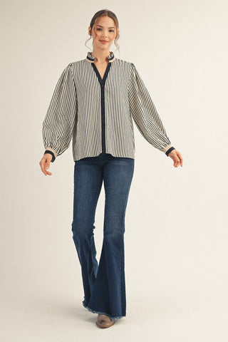 Jail House Stripe Top