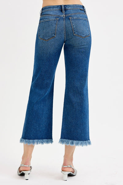 Rise MR Crop Wide Button Down Jean