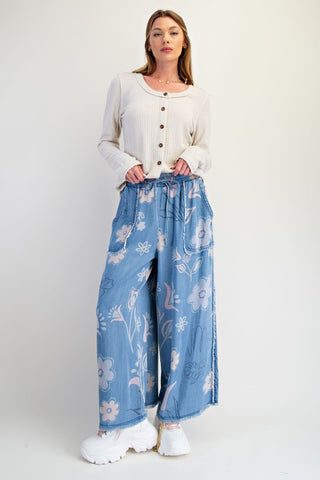 Flower Stamp Pant