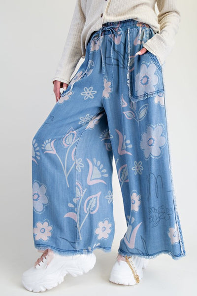 Flower Stamp Pant