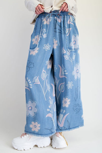 Flower Stamp Pant