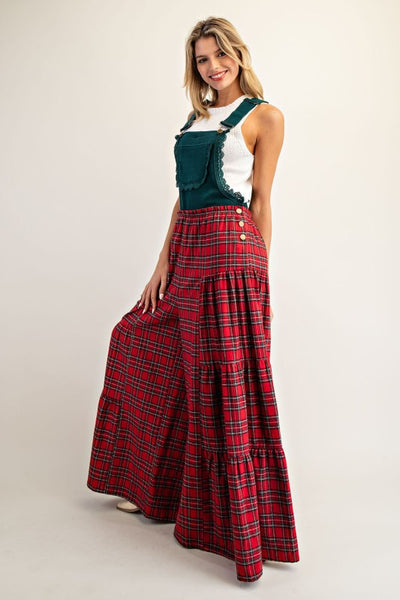 Rockin' The Plaid Jumpsuit