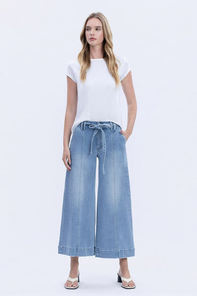 Vervet HR Crop Palazzo w/Tie Jean