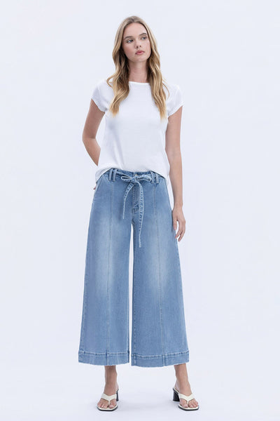 Vervet HR Crop Palazzo w/Tie Jean