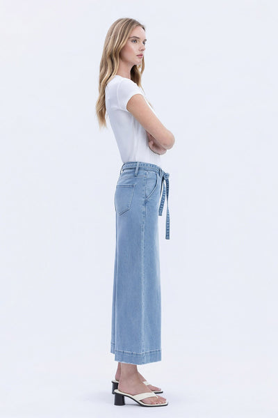 Vervet HR Crop Palazzo w/Tie Jean