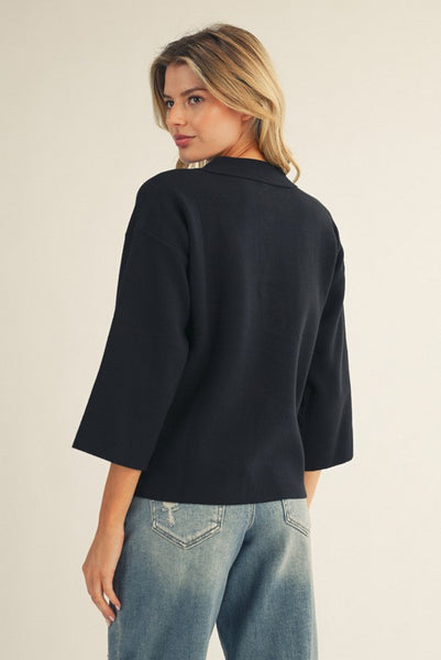 On The Edge Sweater Top