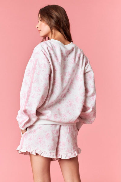 Pink Rose Sweatshirt