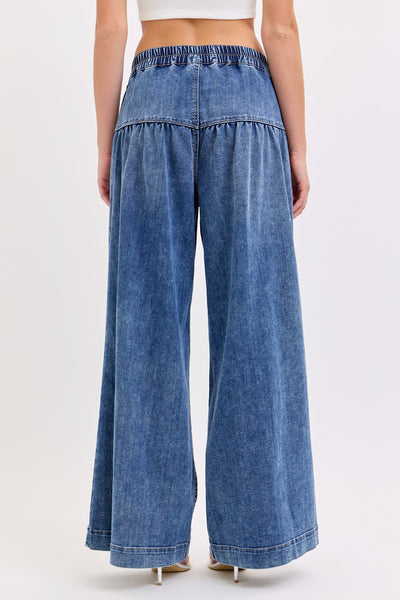 Cello Jeans 4 Button High Rise Wide Leg