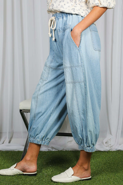 The Denim Drop Pant