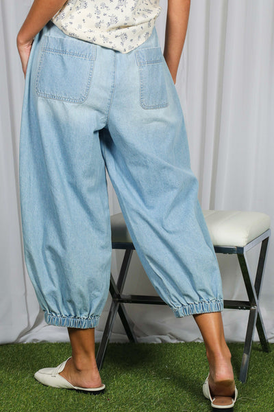 The Denim Drop Pant