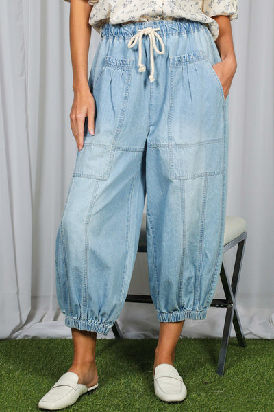 The Denim Drop Pant