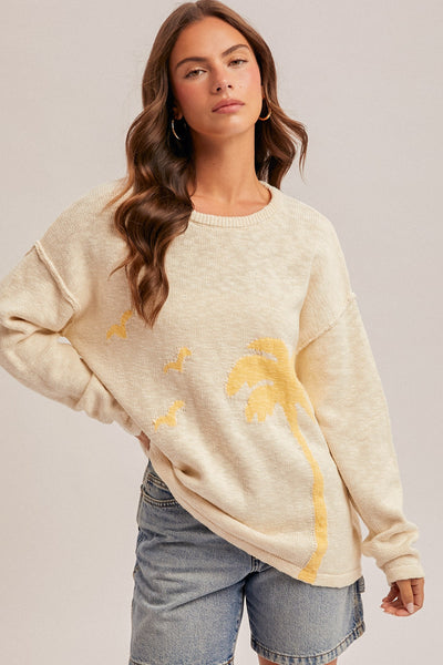 Love The Palms Sweater
