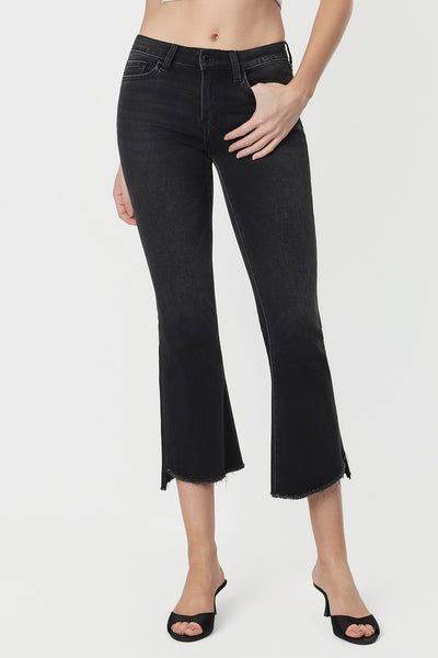 Vervet Mid Rise Super Soft Crop Flare