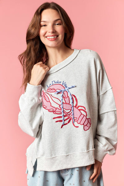 La Dolce Vita Lobster Sweatsirt