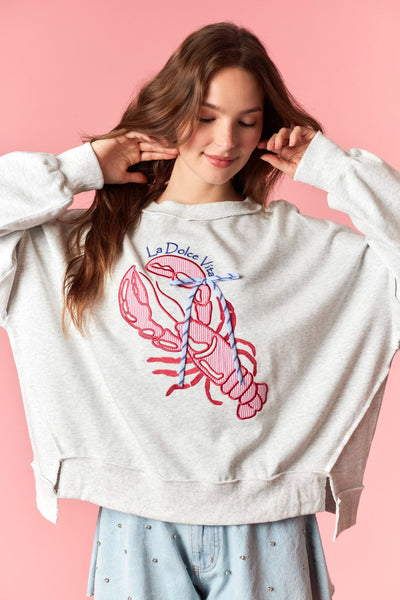 La Dolce Vita Lobster Sweatsirt