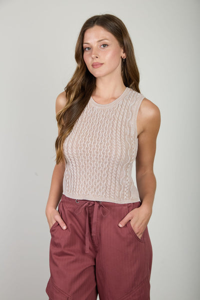 No Doubter Sleeveless Sweater