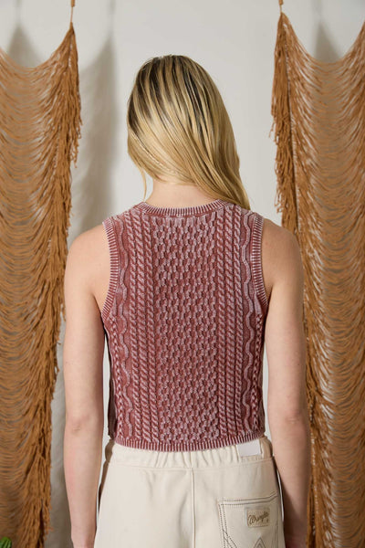 No Doubter Sleeveless Sweater