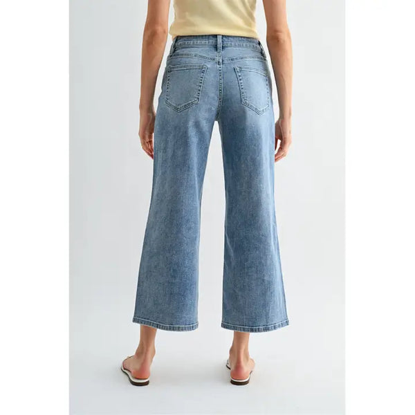 Mica MR Wide Leg Crop Jean