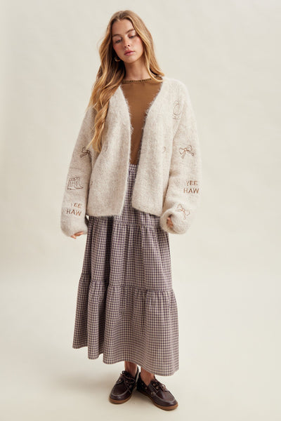 Yee Haw Cowboy Cardigan