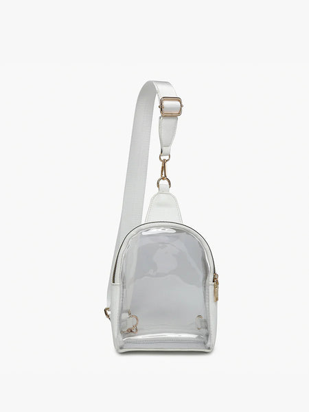 Jen & Co Ellen Clear Sling Bag