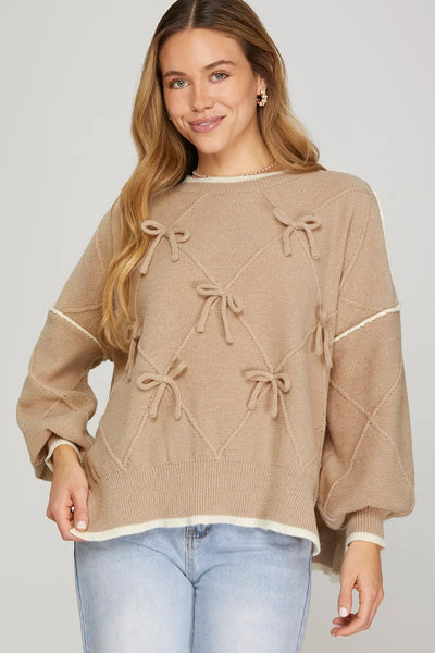A Little Tied Up Sweater