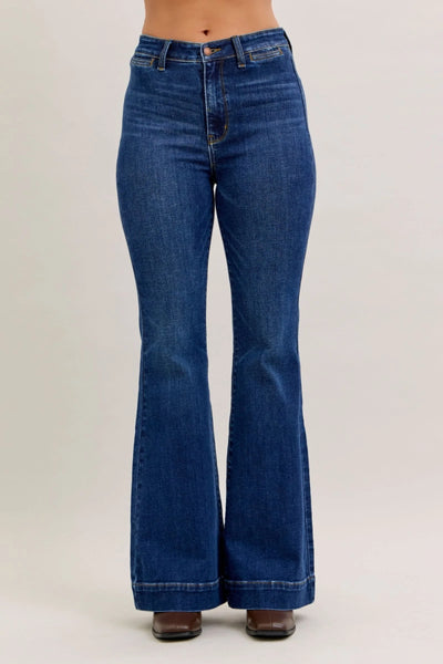 Judy Blue HW Trouser Flare Lisa Jean