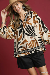 Fall Leaves Vibe Top