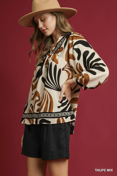 Fall Leaves Vibe Top