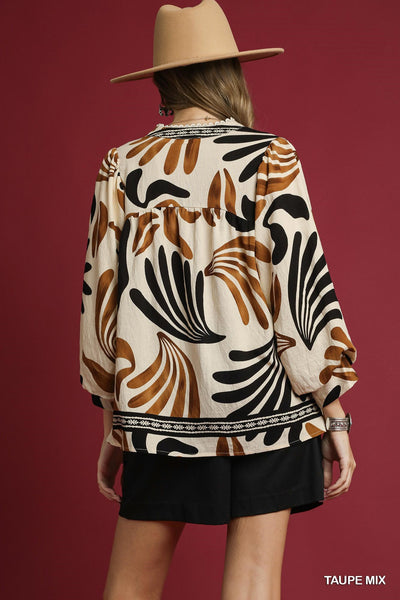 Fall Leaves Vibe Top