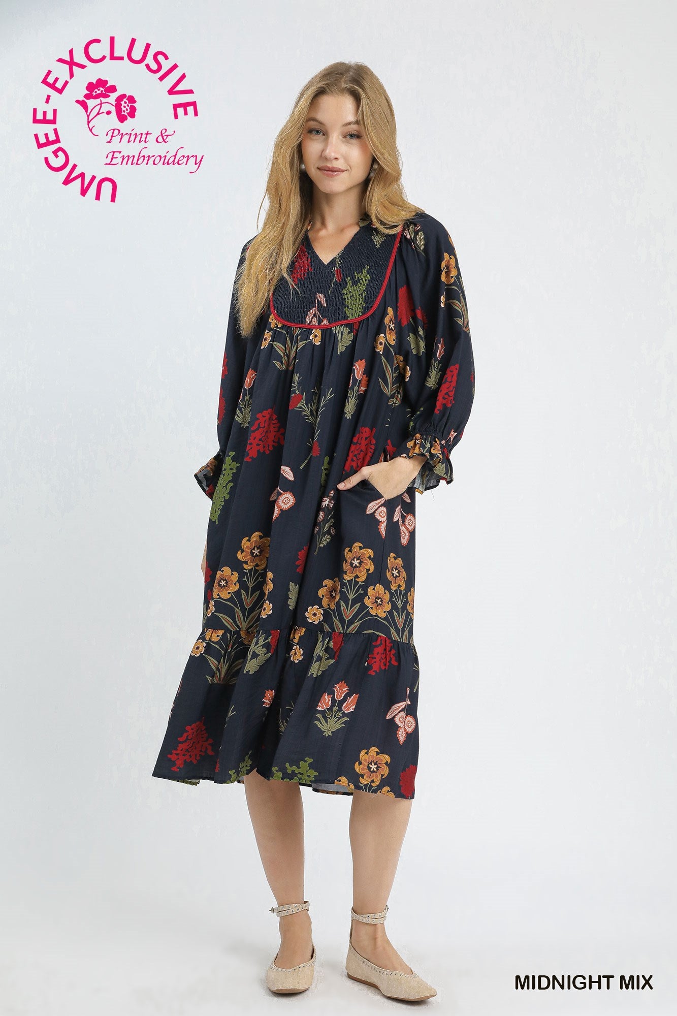 Autumn Wildflowers Dress