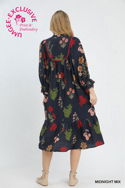 Autumn Wildflowers Dress