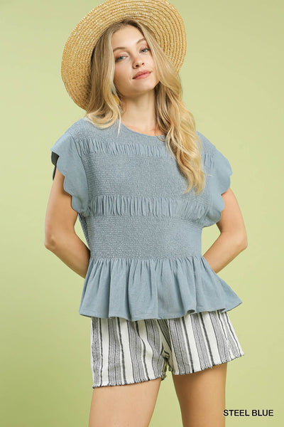Ruffle My Feathers Top
