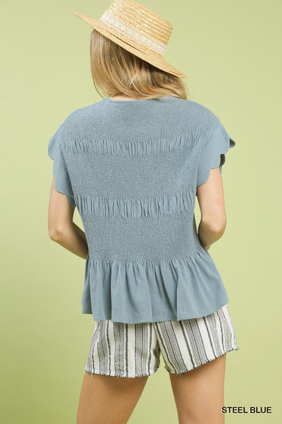 Ruffle My Feathers Top