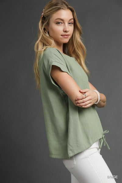 Scalloped Detail Top