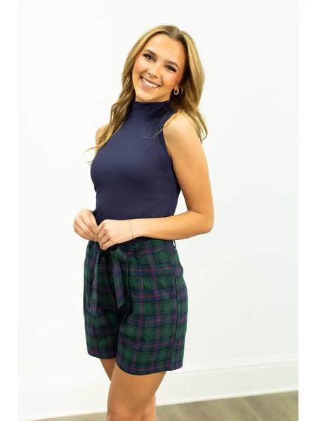 Sleeveless Ribbed Turtleneck