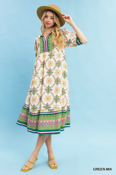 Bloom Trellis Dress