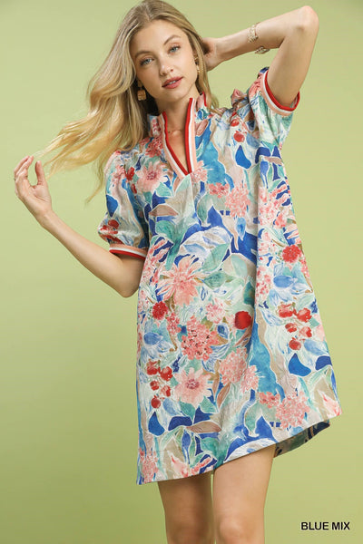 Floral Watercolor Dress