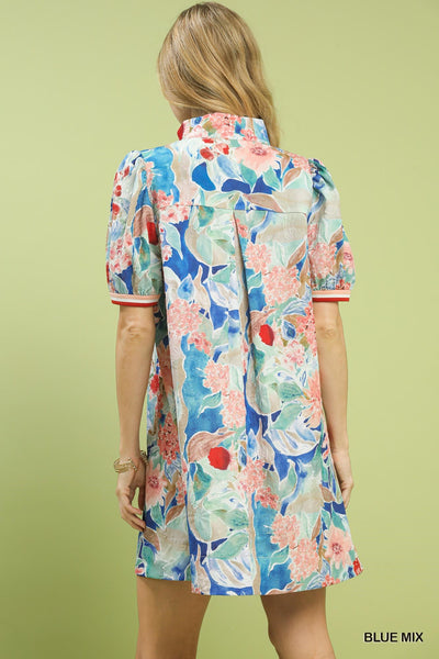 Floral Watercolor Dress