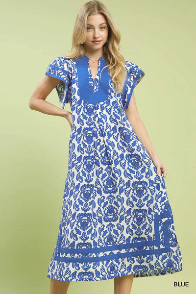 Mediterranean Vacation Dress